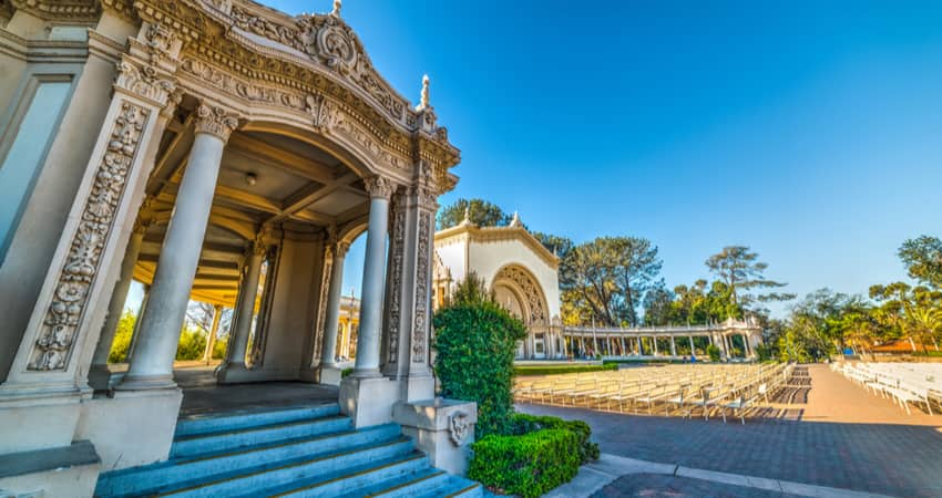 The Spreckels Organ Pavillion in Balboa Park