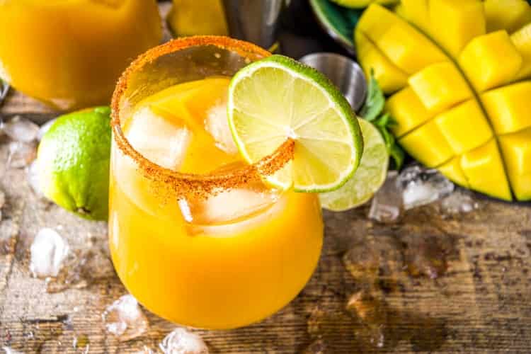Orange tequila cocktail