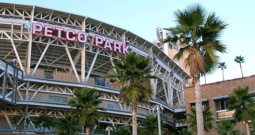 Exterior of Petco Park in San Diego